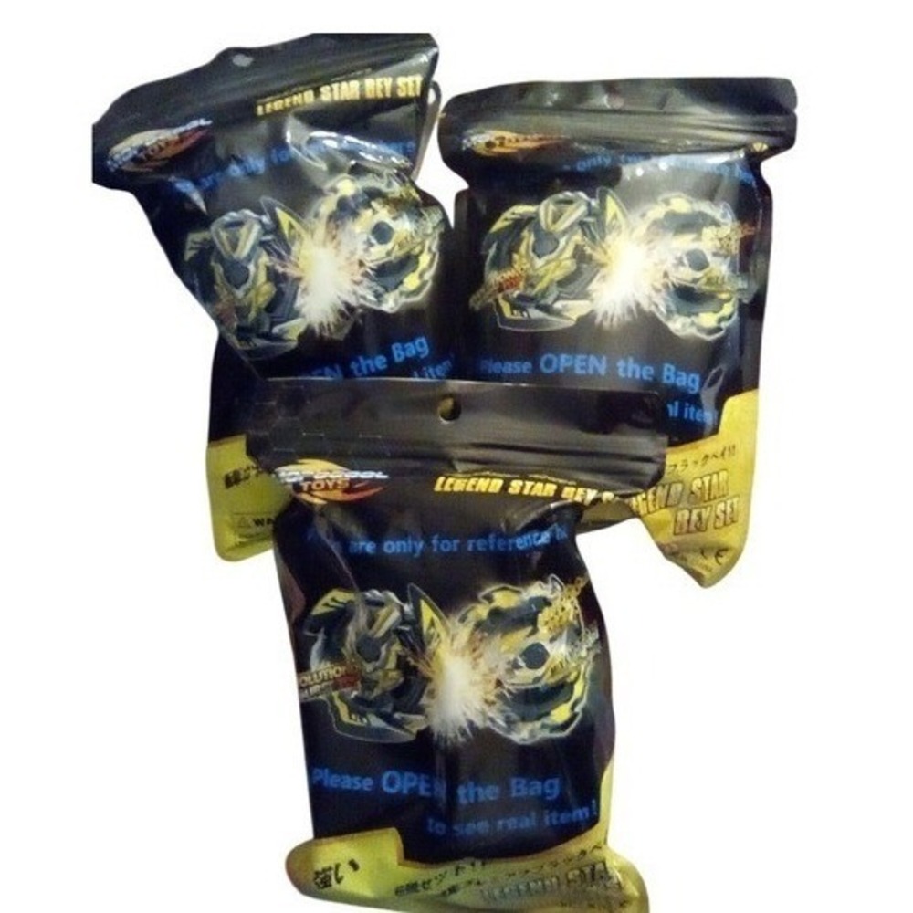 Legend Star Bey Set Toy Battle Tops Toy‎ Assorted Pack ( 3 pks in this bundle)
